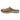 Side view of Spenco Women's Siesta Slide Canvas Tan color Sandal