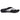 Side view of Spenco Women's yumi plus Breeze Black/Silver Sandal