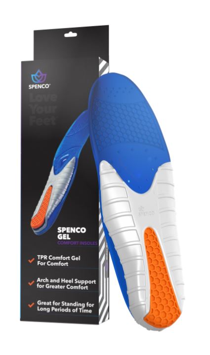 Comfort cushioned insole with arch support