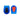 Shoe insoles provide cushioning and grip inside shoes in a blue environment
