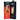 The shoe insoles float inside packaging with a black, red, and white design on a black background.