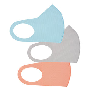 Pastel Solids Soft Stretch Adult's Face Mask - 3 Pcs