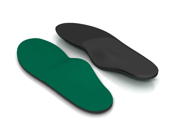 Top and bottom view of the Spenco RX arch cushion orthotic insoles