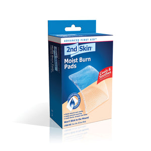Spenco 2nd skin moist burn pads in packaging